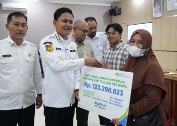 Wakil Bupati Iing Andri Harapkan Semua Pekerja Informal di Pandeglang Harus Memiliki Jaminan Sosial